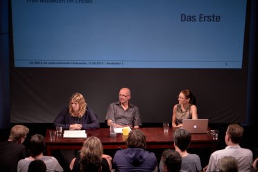 Daniela Mussgiller (NDR), Bernd Wolter (FMB), Dr. Julia Dordel (FMB / WIFT). Foto: Guido Tölke